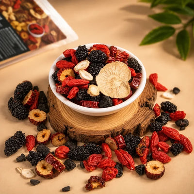 Ginseng five treasure tea